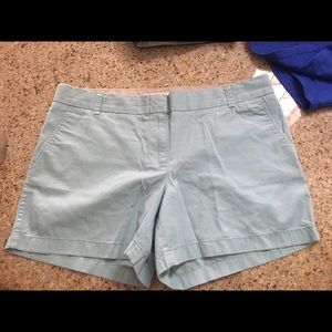Light Blue JCrew Chino Shorts